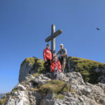 1760m, mit den Eltern am 18. September 2012, Aufstieg über Sankt Wolfgang Purtschellersteig - Umrundung der Spitze