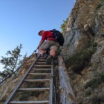 Himmelsleiter beim Aufstieg am Naturfreundesteig
