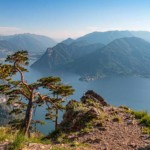 Traunsee Überblick beim Aufstieg am Naturfreundesteig