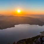 Traunsee bei Sonnenuntergang