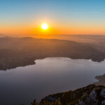 Traunsee bei Sonnenuntergang