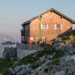 Gmundner Hütte nach Sonnenaufgang