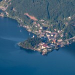 Traunkirchen Blick vom Traunsteinhaus