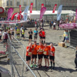 Linz Staffelmarathon 2017 Fabian, Andreas, Sebastian, Lisa, Karl am 9. April