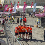 Linz Staffelmarathon 2017 Fabian, Andreas, Sebastian, Lisa, Karl am 9. April