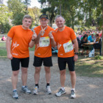 Wachau Staffelmarathon 2015 Sebastian, Andreas, Karl; zum ersten mal im "Stegh" Dress am 13. September