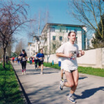 Welser Halbmarathon 2000 mein erster Welser-HM am 9. April