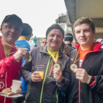 Welser Halbmarathon 2016 Andreas, Karl, Sebastian am 20. März