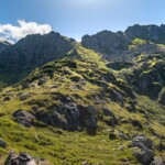 Aufstieg Aufstieg vom Mittleren- zum Oberen Kaltenbachsee