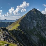 Schafspitze und Deneck Blick zum Deneck vom Gipfel der Schafspitze