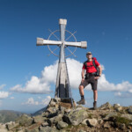 Deneck 2433m am Gipfel, 31. Juli 2017 Abends