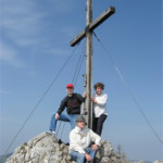 mit den Eltern am 9. April 2007