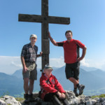 mit Papa und Toni am 6. August 2009